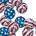 Madelaine Chocolates Stars and Stripes Patriotic Themed Solid Premium Milk Chocolate Balls - 1 LB