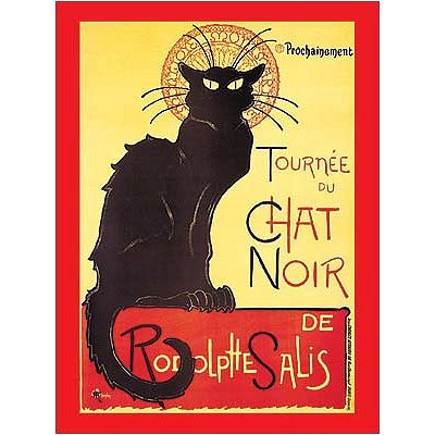 (40x55) Theophile Steinlen (Tournee du Chat Noir, Huge) Art Poster Print