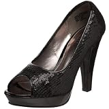 Unlisted Women's Form A Bond Qs Peep-Toe Sequined Pump
