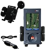 uPro uPro Golf GPS Flexible Auto Windshield Holder with Car Charger - Uses Gomadic TipExchange