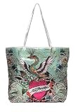 Ed Hardy – Green Sequined Peacock Tote Reviews Ed Hardy – Green Sequined Peacock Tote Reviews