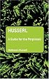Husserl: A Guide for the Perplexed (Guides for the Perplexed)