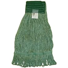 Zephyr Blendup Green 4-Ply Yarn Natural and Synthetic Fiber Blended  Loop Mop Head (Pack of 12)