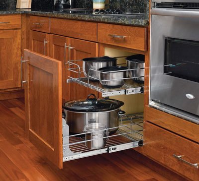 Rev-A-Shelf RS5WB2.2122.CR 20.75 in. Double Chrome Pullout Baskets
