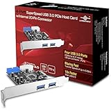 Vantec 4 Port USB 3.0 PCIe with internal 20 pin Host Card (UGT-PC345)