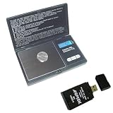 Digital Pocket Scale 500 Gram X 0.1 gram w/ AGPtek USB All in one card reader
