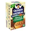 Quaker Instant Oatmeal Apples & Cinnamon, 10-Count Box (Pack of 6)