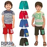 (ディラッシュ)DILASH 盛夏'15 スウェットハーフパンツ(4分丈) 120 ブルー