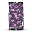 Back Cover for Motorola Devour A555 (Verizon) Snap-On Protector Hard Cover "Pink Skulls Design