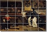 James Tissot Religious Floor Tile Mural 20. 48x72 inches using (24) 12x12 ceramic tiles.