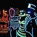 Zitrades EL Wire Red Portable Neon Glowing Electroluminescent Wire 15ft With Transformer For Thanksgiving Day Christmas Day Birthday Party