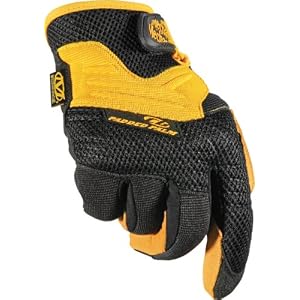 Mechanix Wear CG25-75-011 Commercial Grade Padded Palm Glove, Black, X-Large by Mechanix
