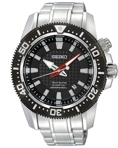 Seiko Men's SKA511 Stainless Steel Analog with Black Dial Watch