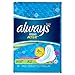 Always Maxi Clean Scent Pads with Wings, Long/Super, 28 Count (Pack of 2)