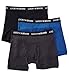 Lucky Cotton 1X1 Rib Boxer Briefs - 3 Pack (161PB01) L/Charcoal/Night/Navy