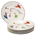 Dancing Fairies Dessert Plates Set of 6