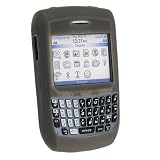 Silicone Skin Case for Blackberry 8700, Smoke