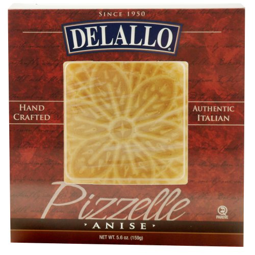 DeLallo Anise Pizzelle, 5.6-Ounce Units (Pack of 6) by DeLallo