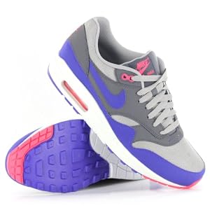 Nike Air Max 1 Essential Grey Purple Mens Trainers