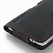 Samsung Galaxy Note 4 SM-N910 Leather Case / Cover Protective Carrying Phone Case / Cover (Handmade Genuine Leather) - Horizontal Pouch Case (Black/Red Stitchings) by Pdair
