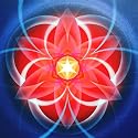 Soham Holger Gerull Psychedelic New Age Kunstdruck Poster 48 x 68 cm - Belladonna Mandala Kaleidoskop - Kymala