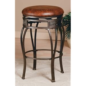 Backless Montello Swivel Bar Stool by Hillsdale Furniture