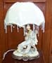 Vintage Style Mother and Child Themed Table Lampshade -- 21"