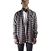 Walnut Creek Mens Button Down Plaid Long Sleeve Flannel Shirt