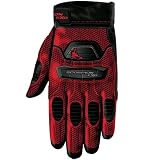 Scorpion Cool Hand Men's Mesh Street Bike Racing Motorcycle Gloves - Color: Red, Size: X-Large