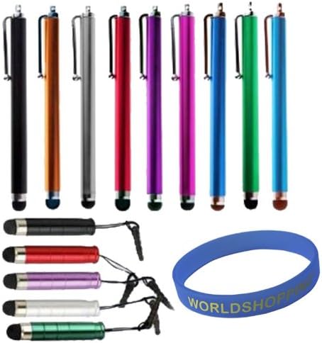 Universal Stylus Pens For Touch Screens, Iwotou Pack of 14 Stylus pens for Samsung Galaxy Tab 4 7.0/8.0/10.1 Galaxy Tab Pro 8.4/10.1/12.2 Samsung Galaxy Tab 3 lite 7.0/ 8.0/ 10.1 iPad 2 3 4 iPad Air iPad Mini 2 iPod iPhone 6 5S 5G 4 4S Samsung Galaxy S5 S4 S3 i9300 Motorola Xoom Samsung Galaxy Tab 8.9 10.1,Samsung Galaxy Note 10.1, Blackberry Playbook HTC Flyer Evo View Tablet