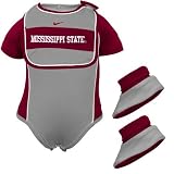 Nike Mississippi State Bulldogs Infant Bib & Booties Set