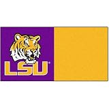Fanmats LSU Tigers Team Carpet Tiles