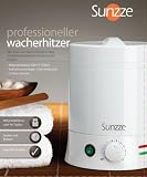 Sunzze Profi 800ml Wachserhitzer f&uuml;r 800ml Dosen, Bl&ouml;cke oder Wachsperlen - Tara Cosmetics