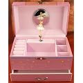 Trousselier S60926 - Spieluhr XL mit Schublade "Girls" (Spieldose, Musikdose, Spieluhren, Spieluhr mit Ballerina) das ideale Geschenk zur Geburt, Taufe, Geburtstag, Namenstag oder zwischendurch als Mitbringsel, Aufmerksamkeit, �berraschung, Dankesch�n, Gruss