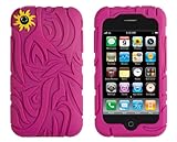 Tattoo Splash Case for Apple iPhone 3G / 3GS (Hot Pink)