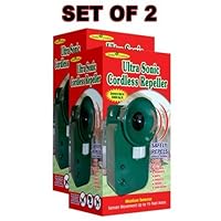 Motion Activated ULTRASONIC PEST ANIMAL REPELLER (Set of 2)