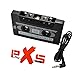PLAY X STORE Universal Car Audio Cassette Adapter Car Connecting for Apple,iPod,mp3,Samsung Black