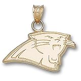 LogoArt Carolina Panthers 10kt Gold Charm