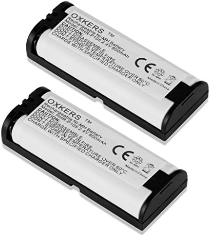 2 Pack OXKERS 2.4V 800mAh Ni-mh Cordless Phone Batteries for Panasonic HHRP105, HHR-P105, HHRP105A, HHR-P105A Uniden: BBTG0658001, BT1009, BT-1009