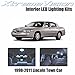 XtremeVision Lincoln Town Car 1998-2011 (10 Pieces) Cool White Premium Interior LED Kit Package + Installation Tool