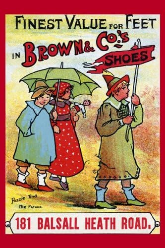 Find the Father - Brown Shoes Puzzle, 20x30 Poster, Heavy Stock Semi-Gloss Paper Print