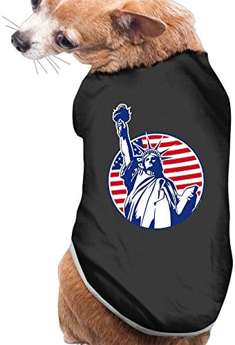 Statue Of Liberty New York American City Cute Dog Apparel Clothes Sweaters