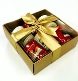 Yankee Candle luxury Christmas 6 Sampler Pack – Gift Wrapped- in Gold Box, Gold Tissue & Gold Ribbon & includes MISTLETOE & FIG