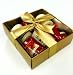 Yankee Candle luxury Christmas 6 Sampler Pack - Gift Wrapped- in Gold Box, Gold Tissue & Gold Ribbon & includes WHITE CHRISTMAS
