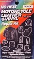 Do-it-yourself Black Motorcycle Leather Vinyl Repair Kit