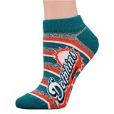 Miami Dolphins Ladies Team Stripes Socks