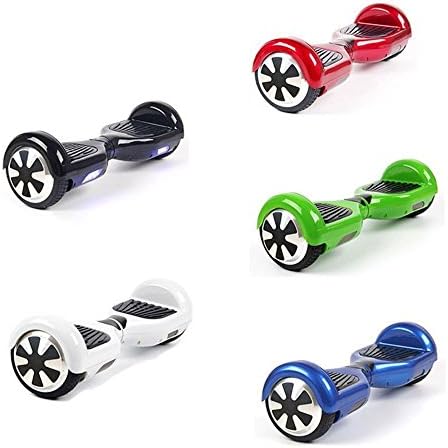 Winliner Self Balancing Scooter 6.5" Smart Two Wheels Self Balancing Electric Scooter Bluetooth Electric Drifting Board Personal Transporter w/ Bluetooth, LED, 44000mAh Battery (Red)