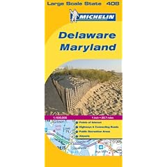Delaware / Maryland (Michelin Map)