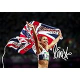 Jessica Ennis Signed PP Poster Photo Olympic Hero Gold Medal Winner Great Britain London Olympics A4 Size 21cm x 29.7cmby Jessica Ennis