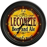LECOMPTE 'S Beer and Ale Cascading Pub Wall Clock